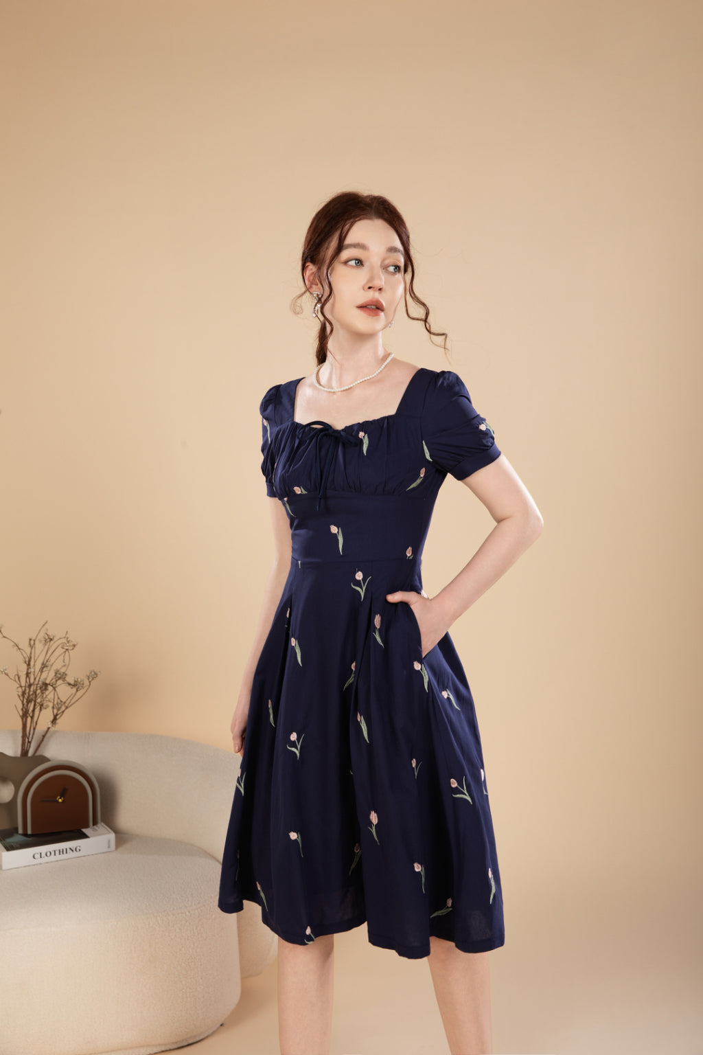 Nora Grace Blossom Midi Dress