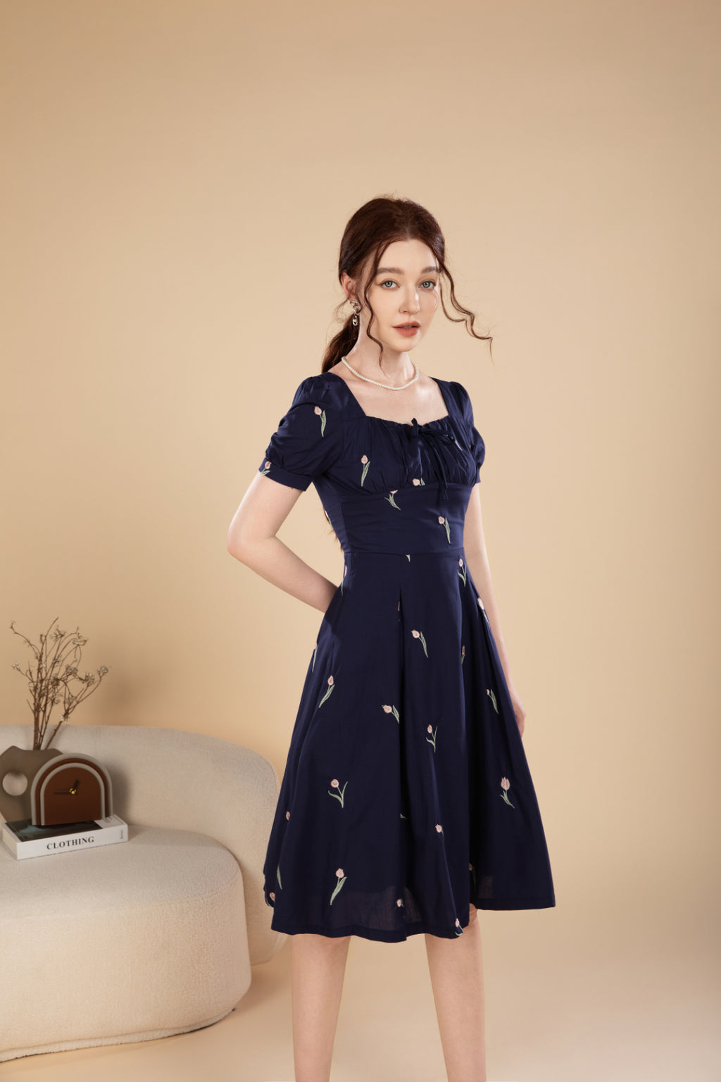 Nora Grace Blossom Midi Dress