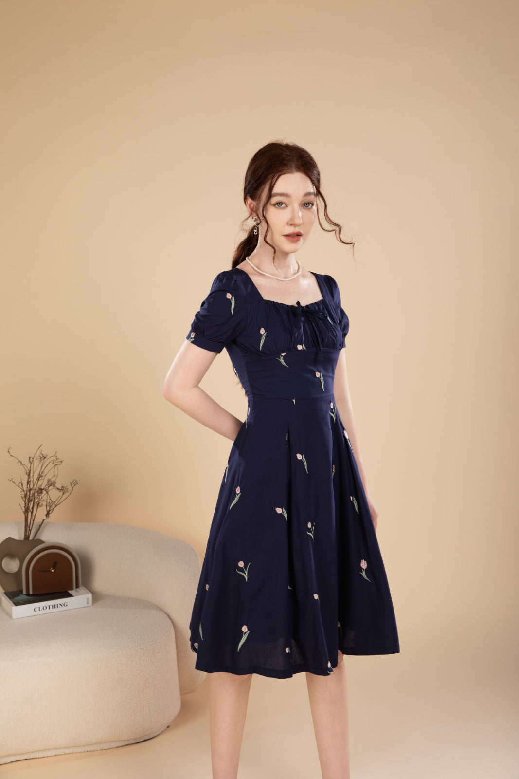 Nora Grace Blossom Midi Dress