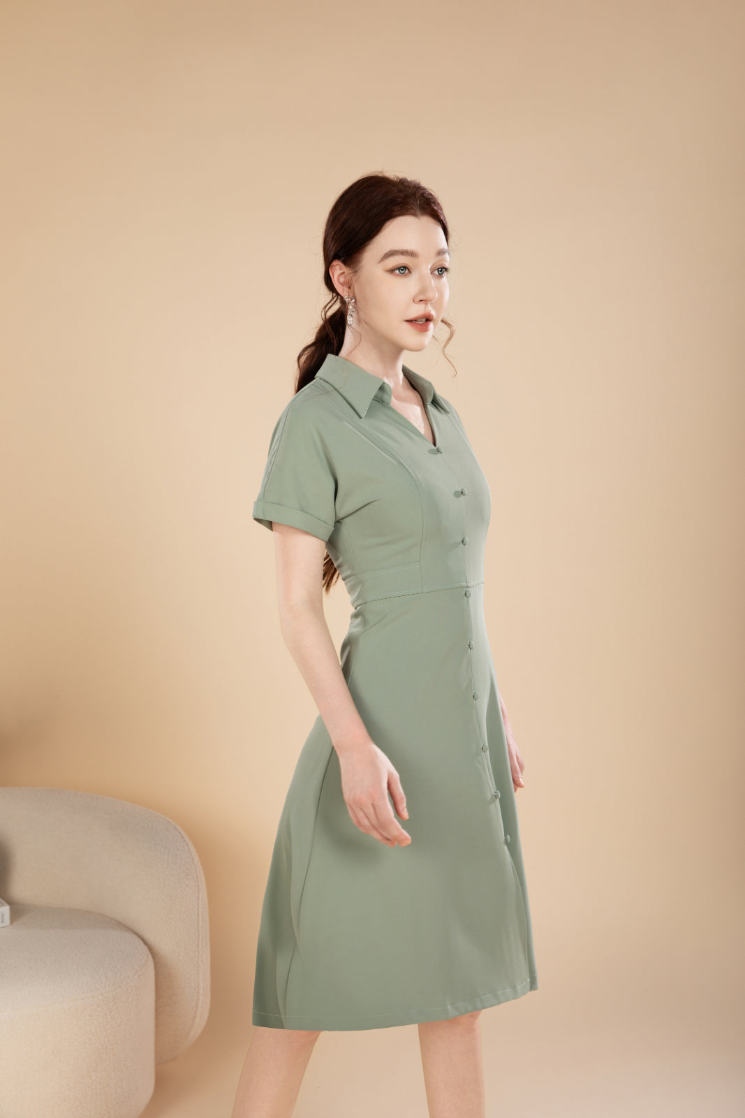 Nora Tailored Midi Dress