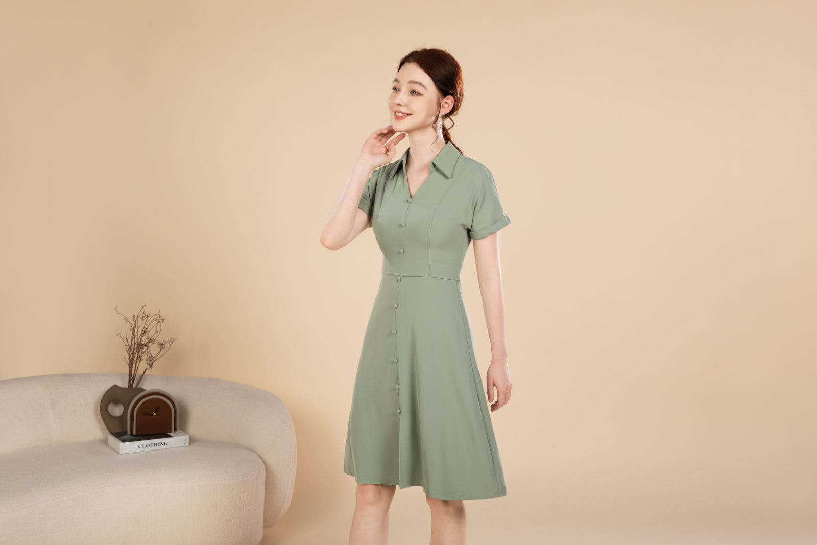 Nora Tailored Midi Dress