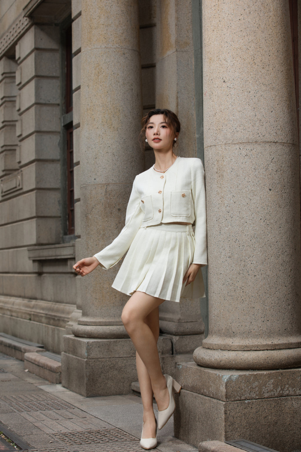 Xīn Yuè Noble Tweed Set Wear