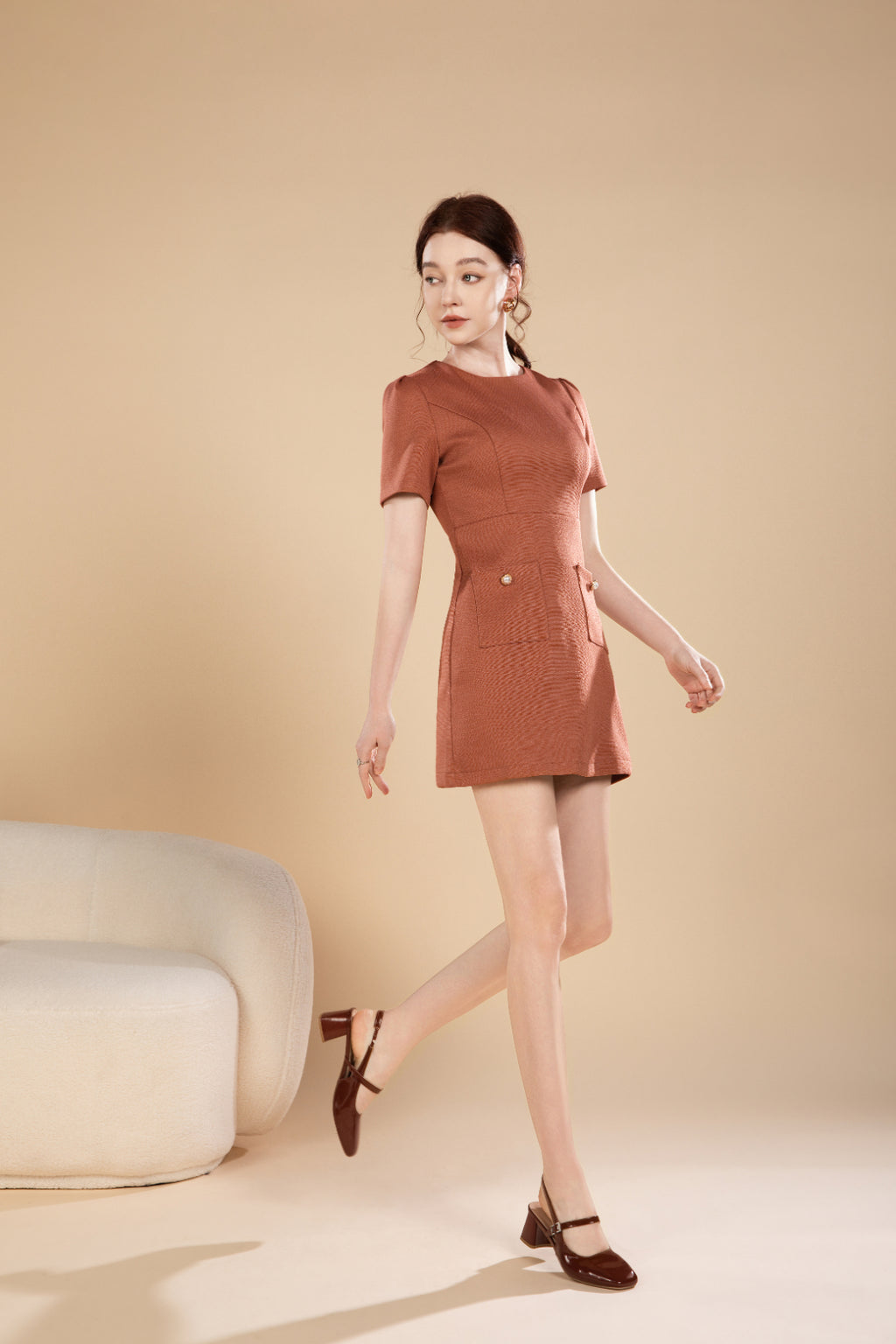 Nora Elegant Short Dress