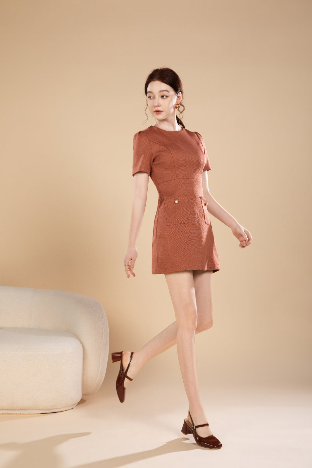 Nora Elegant Short Dress