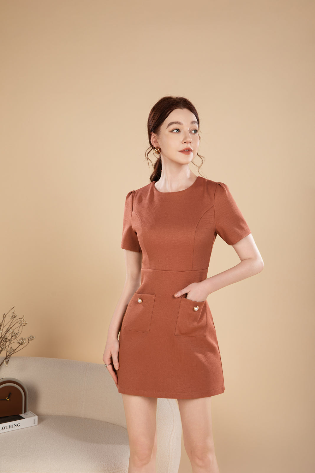 Nora Elegant Short Dress