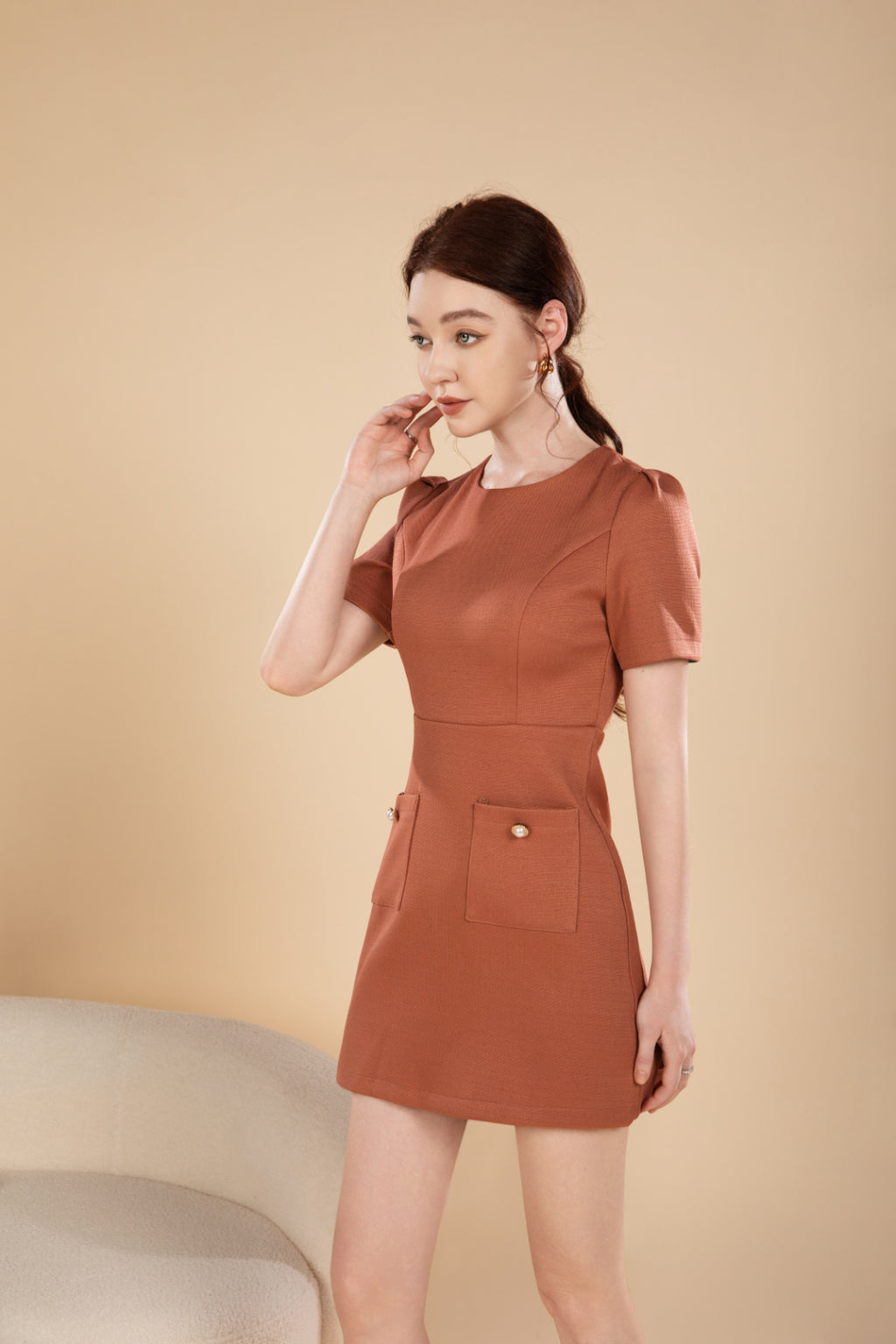 Nora Elegant Short Dress