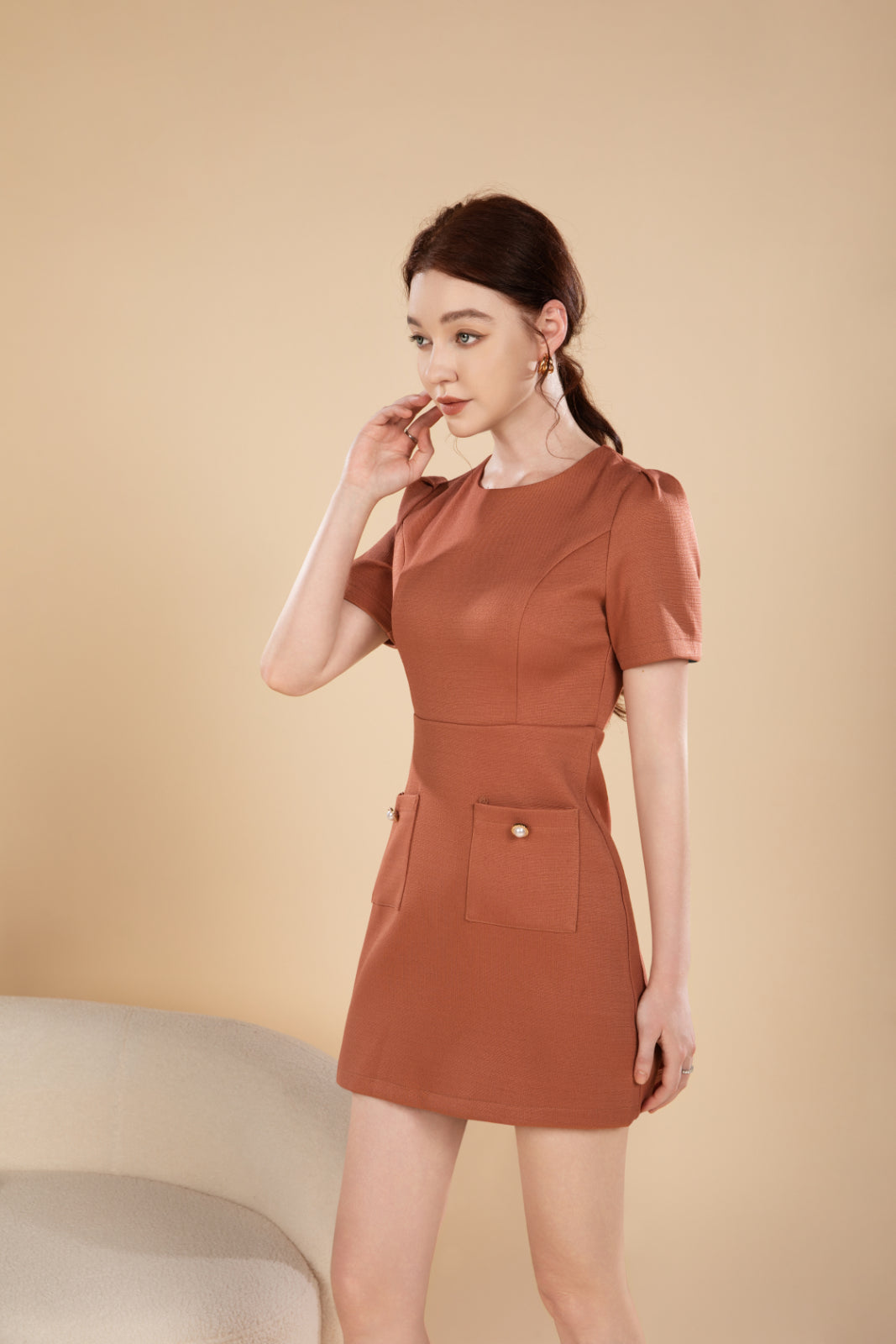 Nora Elegant Short Dress
