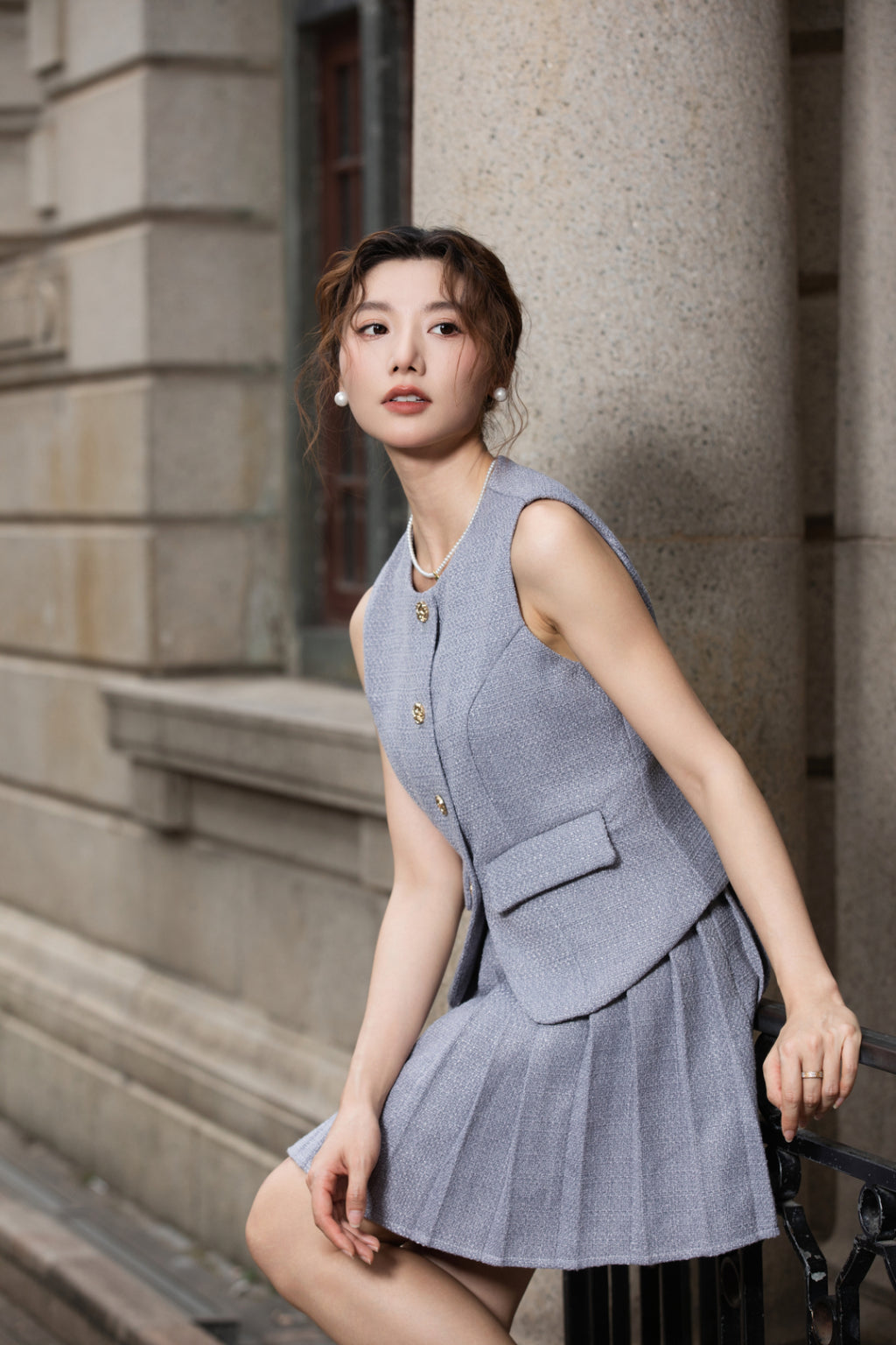 Xīn Yuè Noble Tweed Set Wear