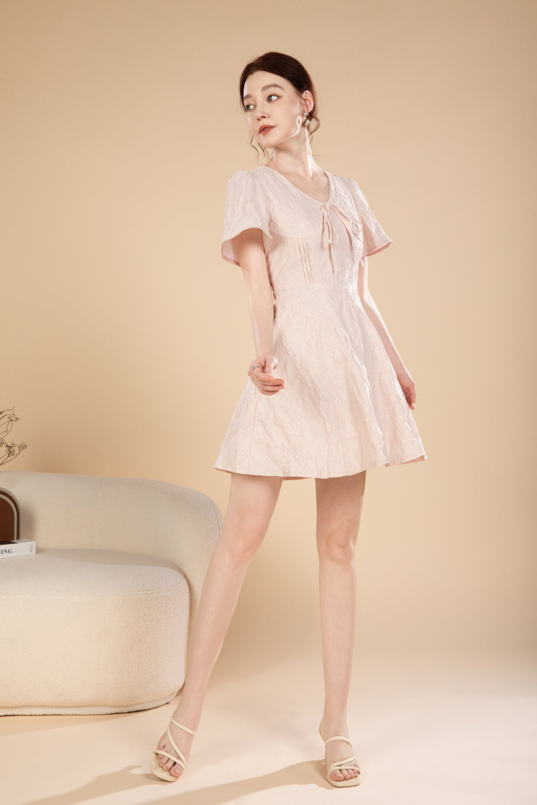 Nora Petal Short Dress