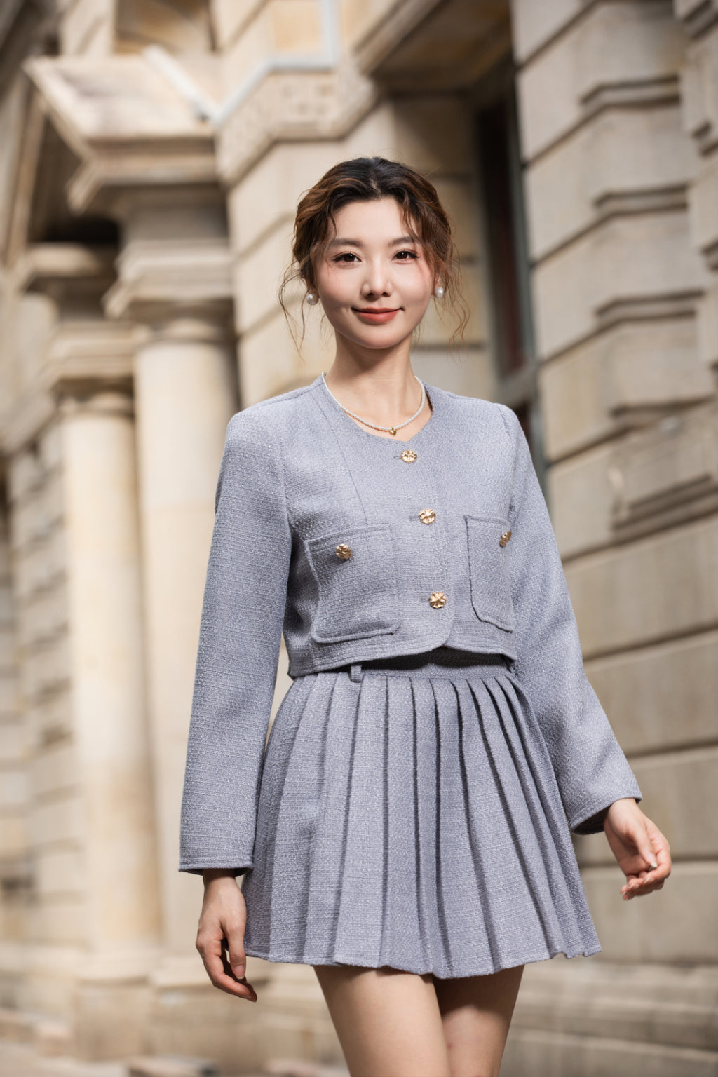 Xīn Yuè Noble Tweed Set Wear