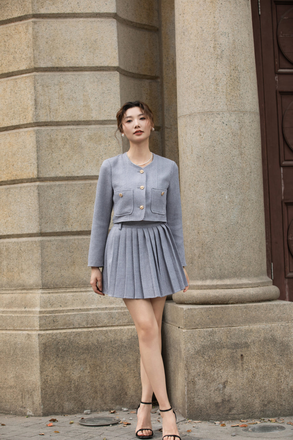 Xīn Yuè Noble Tweed Set Wear