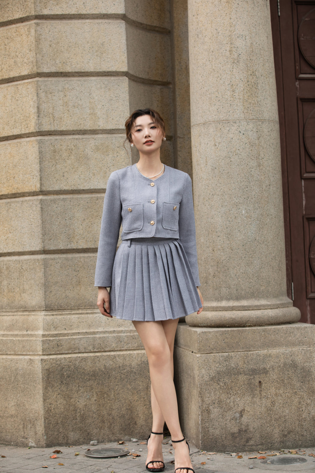 Xīn Yuè Noble Tweed Set Wear