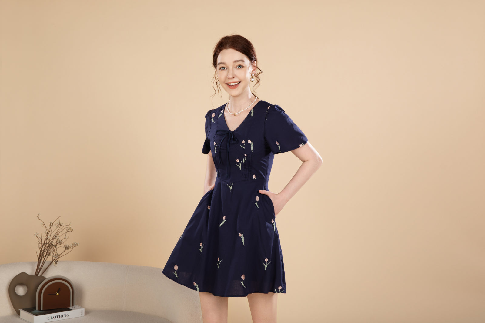 Nora Blossom Short Dress