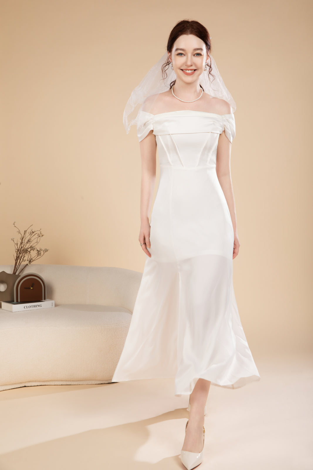Nora Lux Off Shoulder Maxi Dress