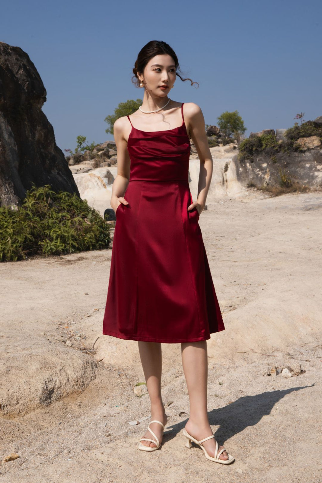 Xīn Yuè Chic Style Midi Dress