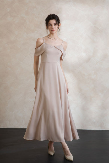 Elise Lux Off Shoulder Maxi Dress