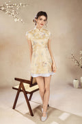 Rossie Grandeur Pleated Qi Pao