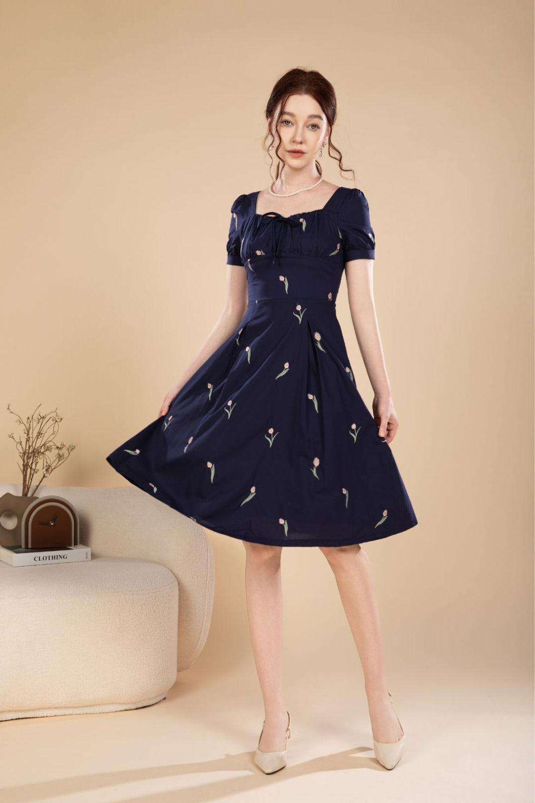 Nora Grace Blossom Midi Dress