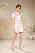 Rossie Mandarin Belted Qi Pao
