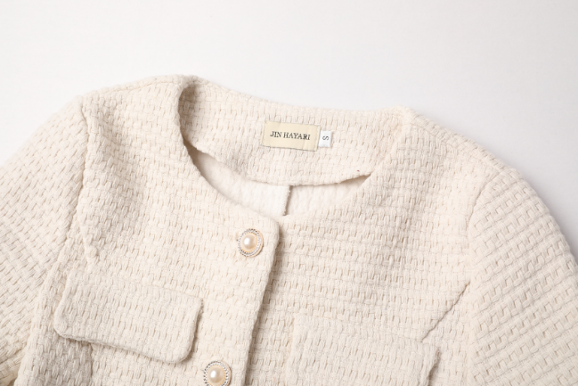 Angela Waffle Knit Blazer