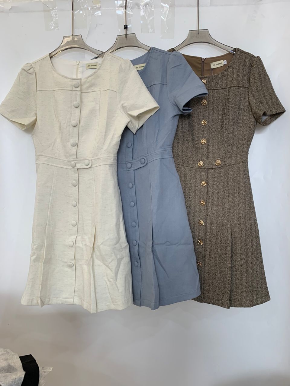 Rossie Retro Tweed Short Dress