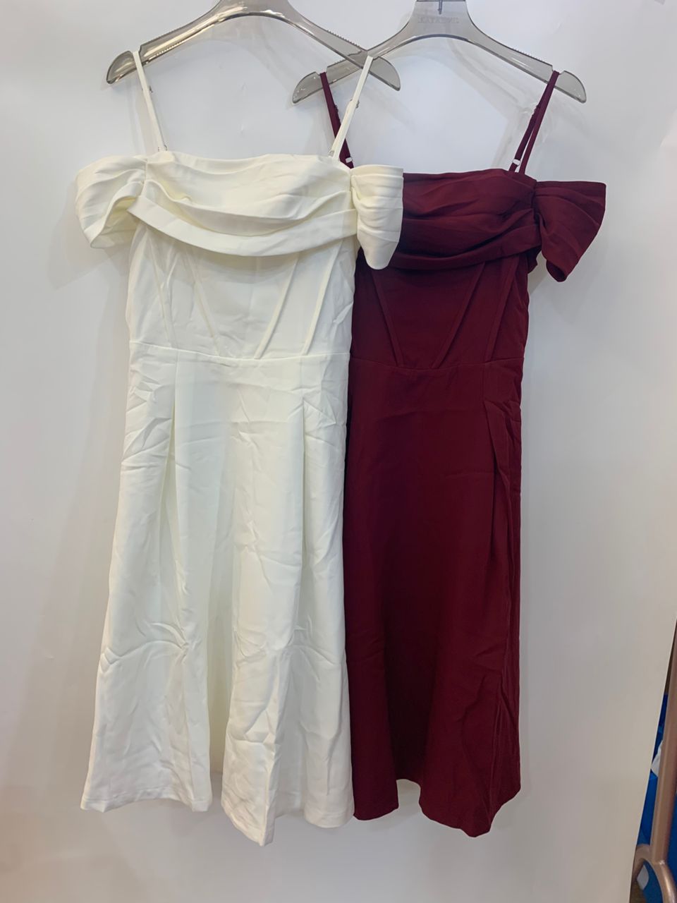 Rossie Off Shoulder Midi Dress