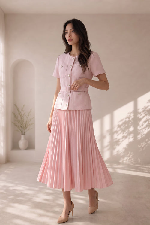 Estelle Noble Pleated Set