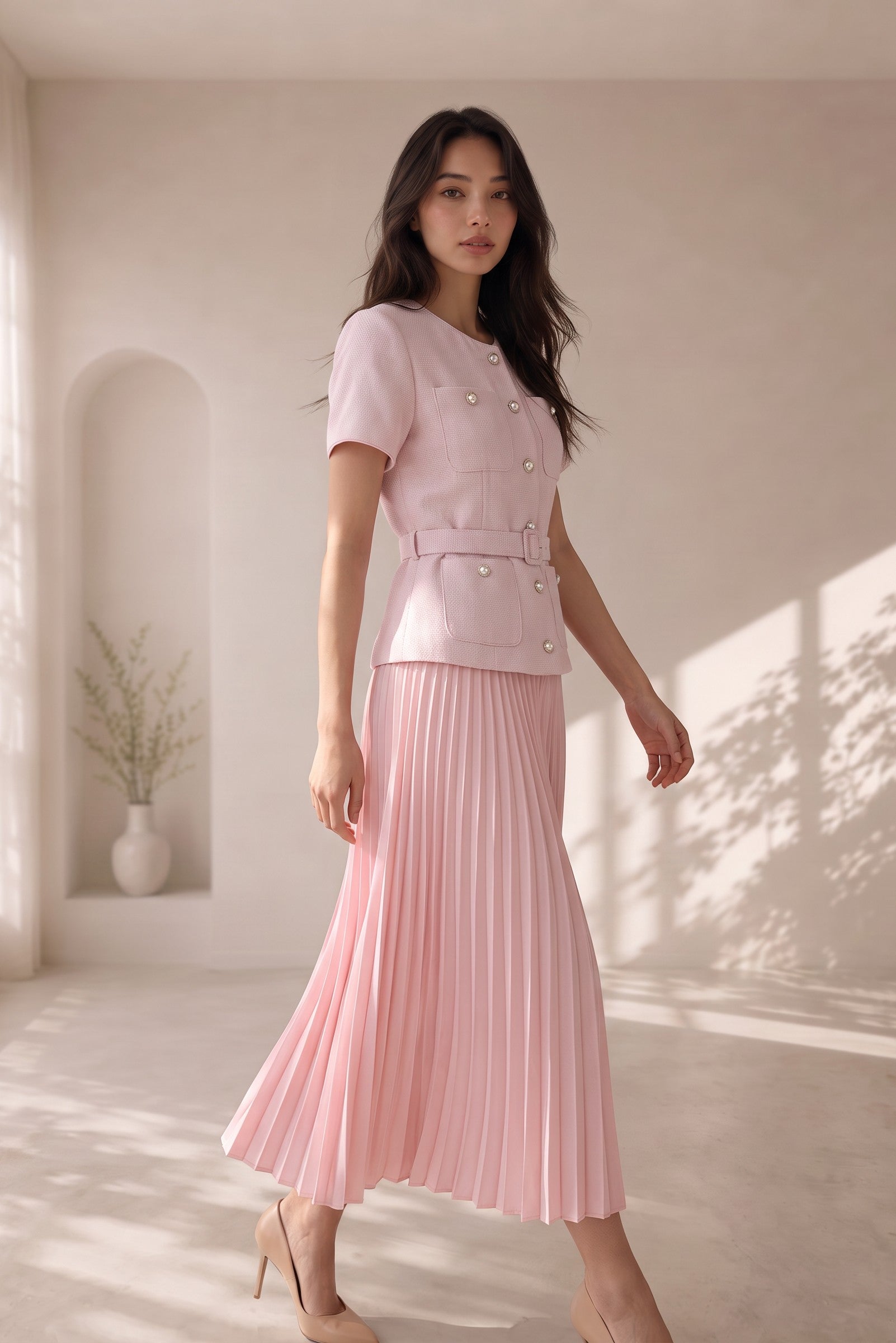 Estelle Noble Pleated Set