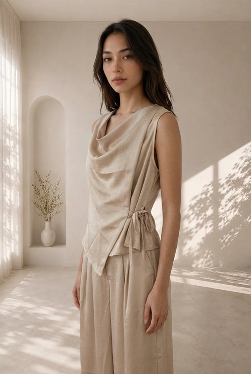 Estelle Draped Acetate Set