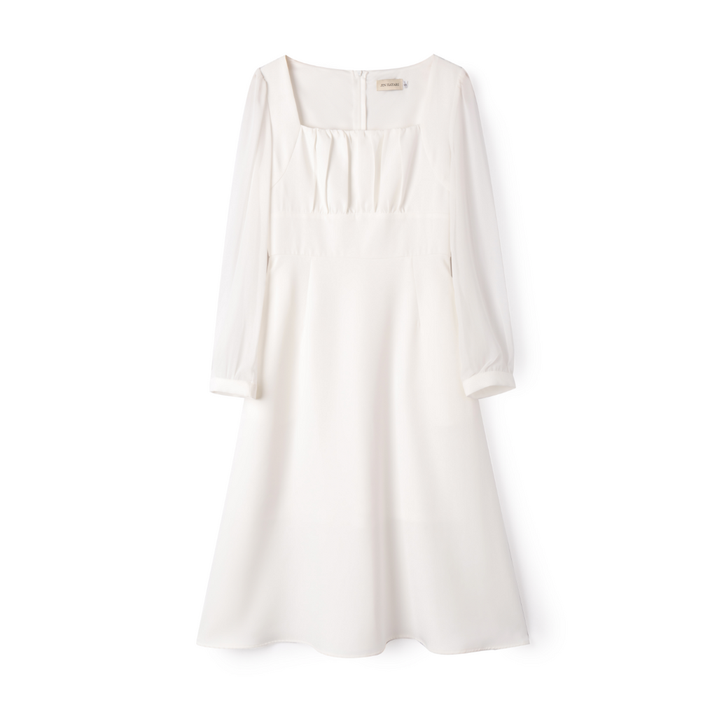Nova Sheer Sleeve Midi Dress