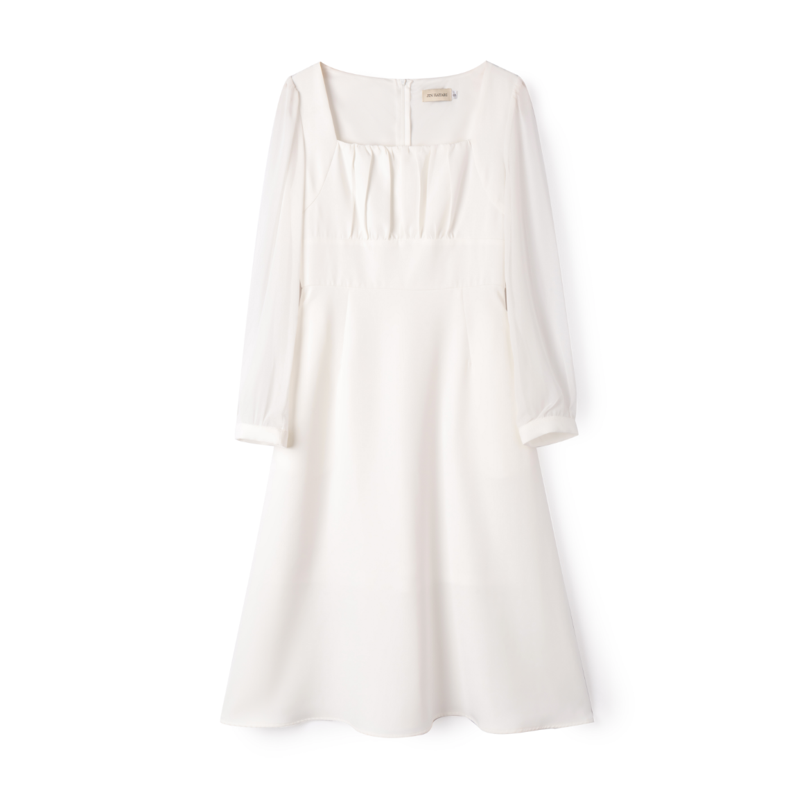 Nova Sheer Sleeve Midi Dress