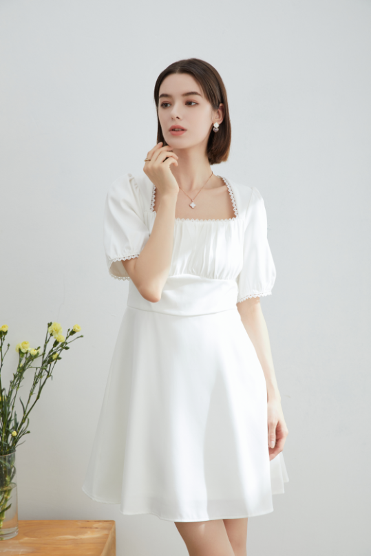 Emma Lacework Short Dress