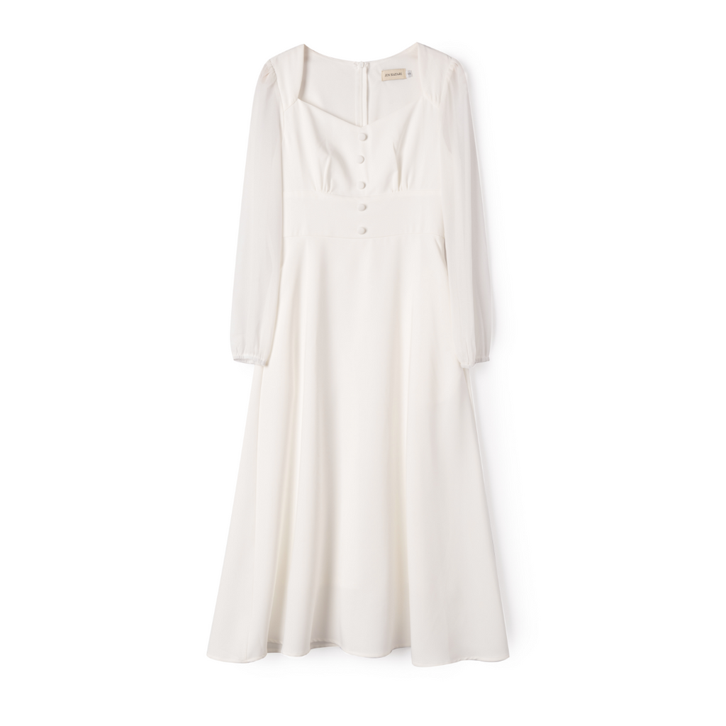 Nova French Midi Dress