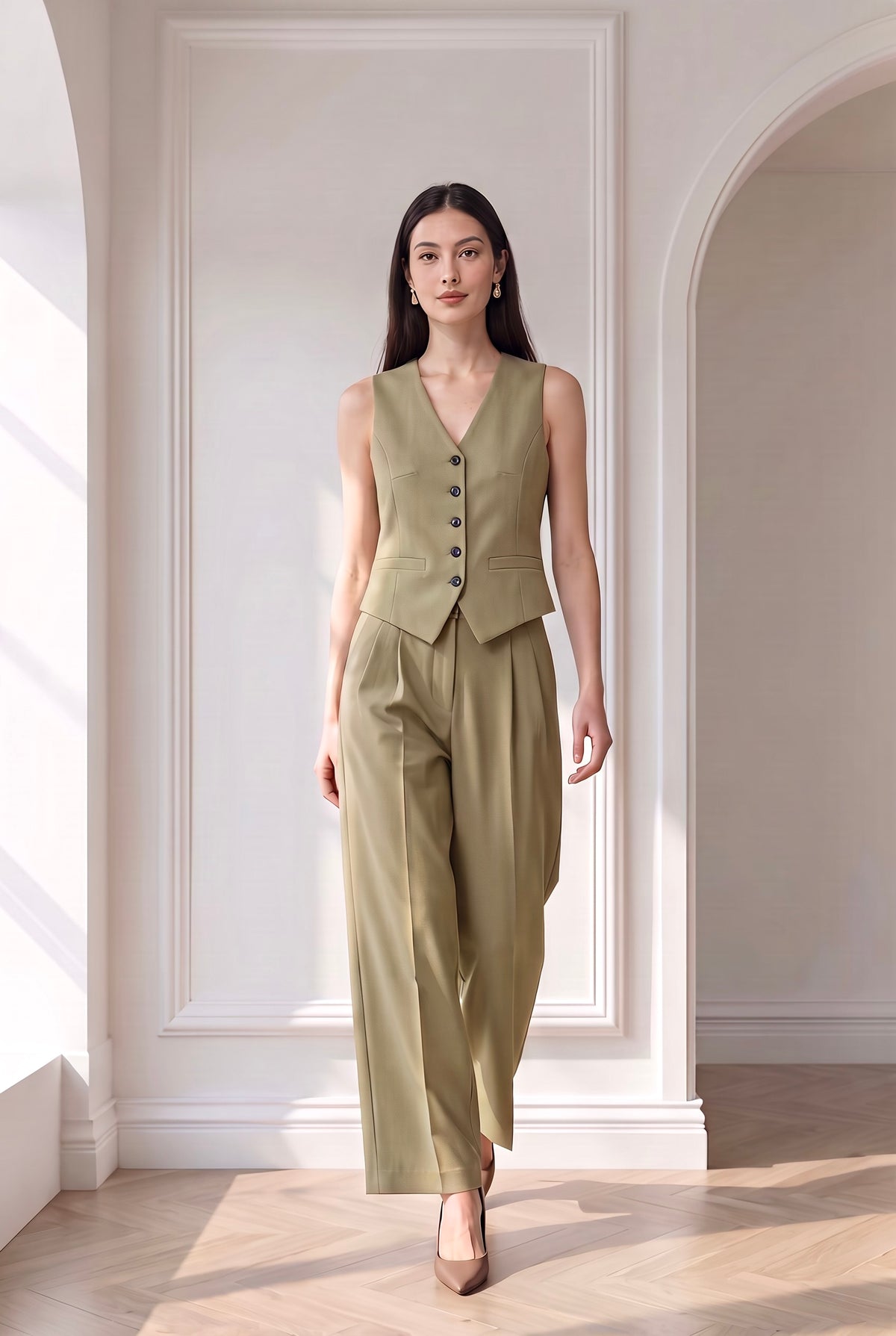 Macy Tailored Vest Set