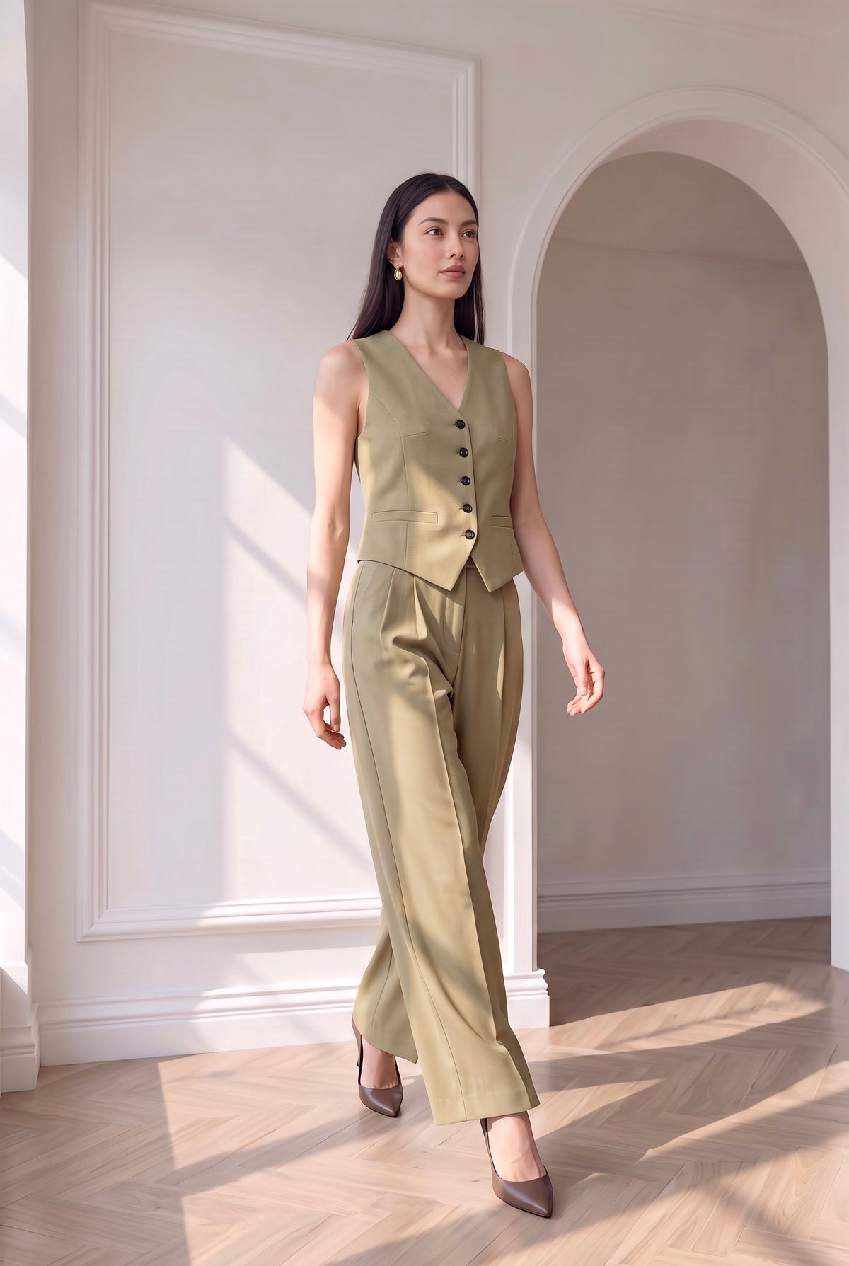 Macy Tailored Vest Set
