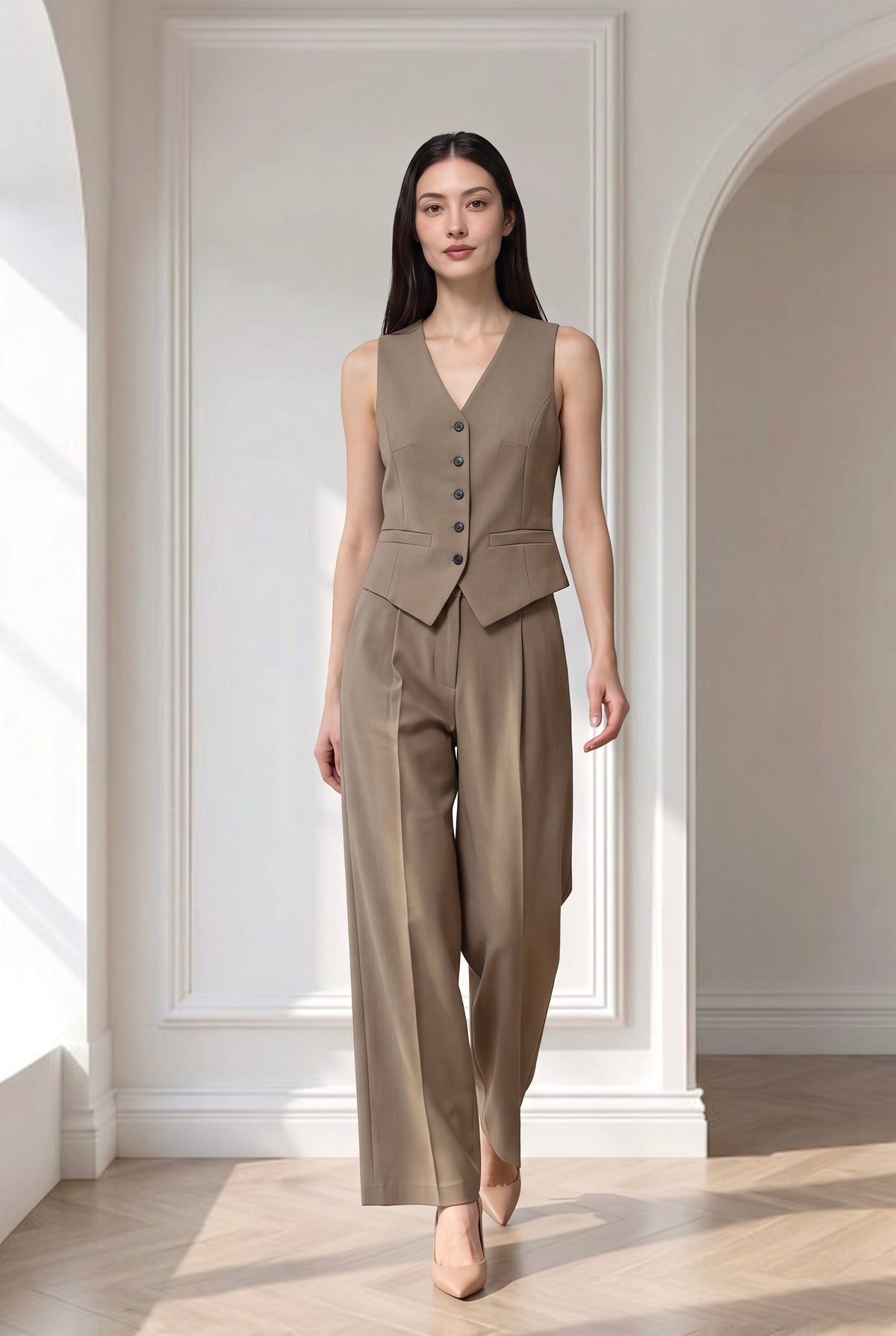 Macy Tailored Vest Set