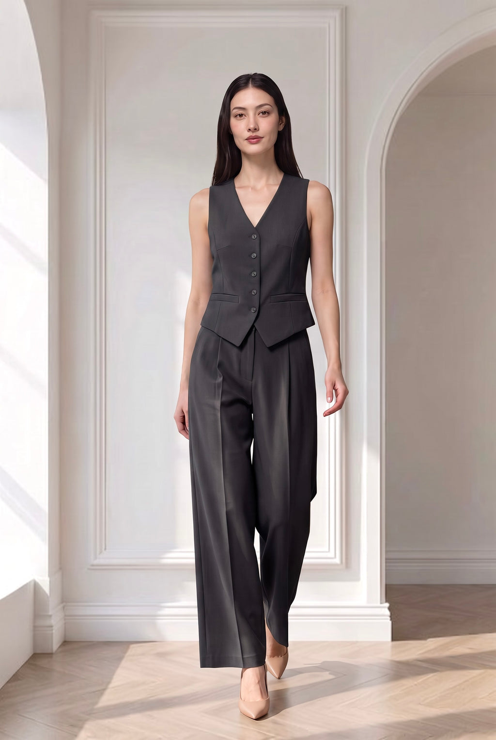 Macy Tailored Vest Set