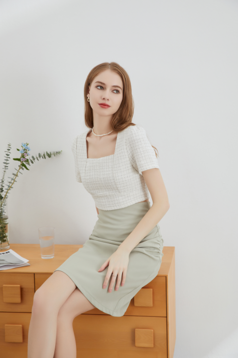 Nova Tweed Top