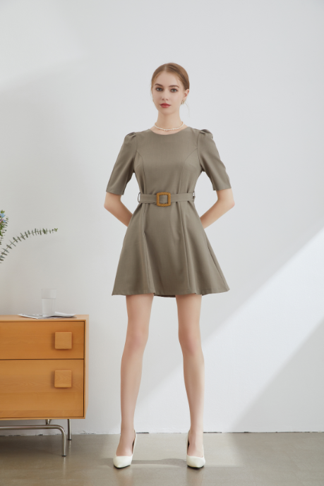 Nova Linen Short Dress