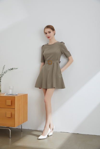 Nova Linen Short Dress