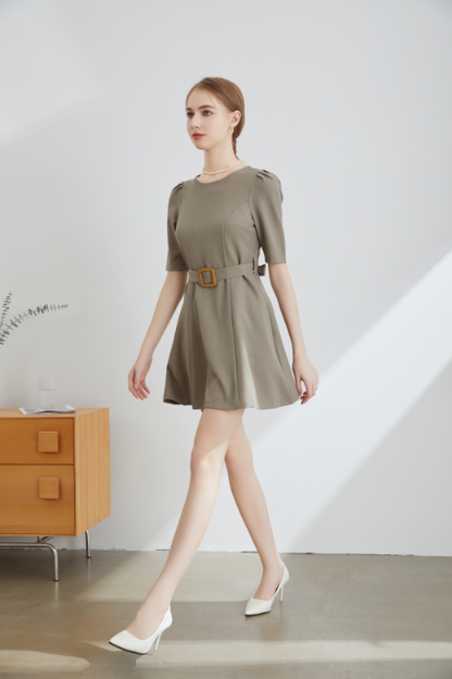 Nova Linen Short Dress