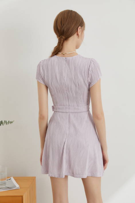 Nova Water Ripple Short Dress