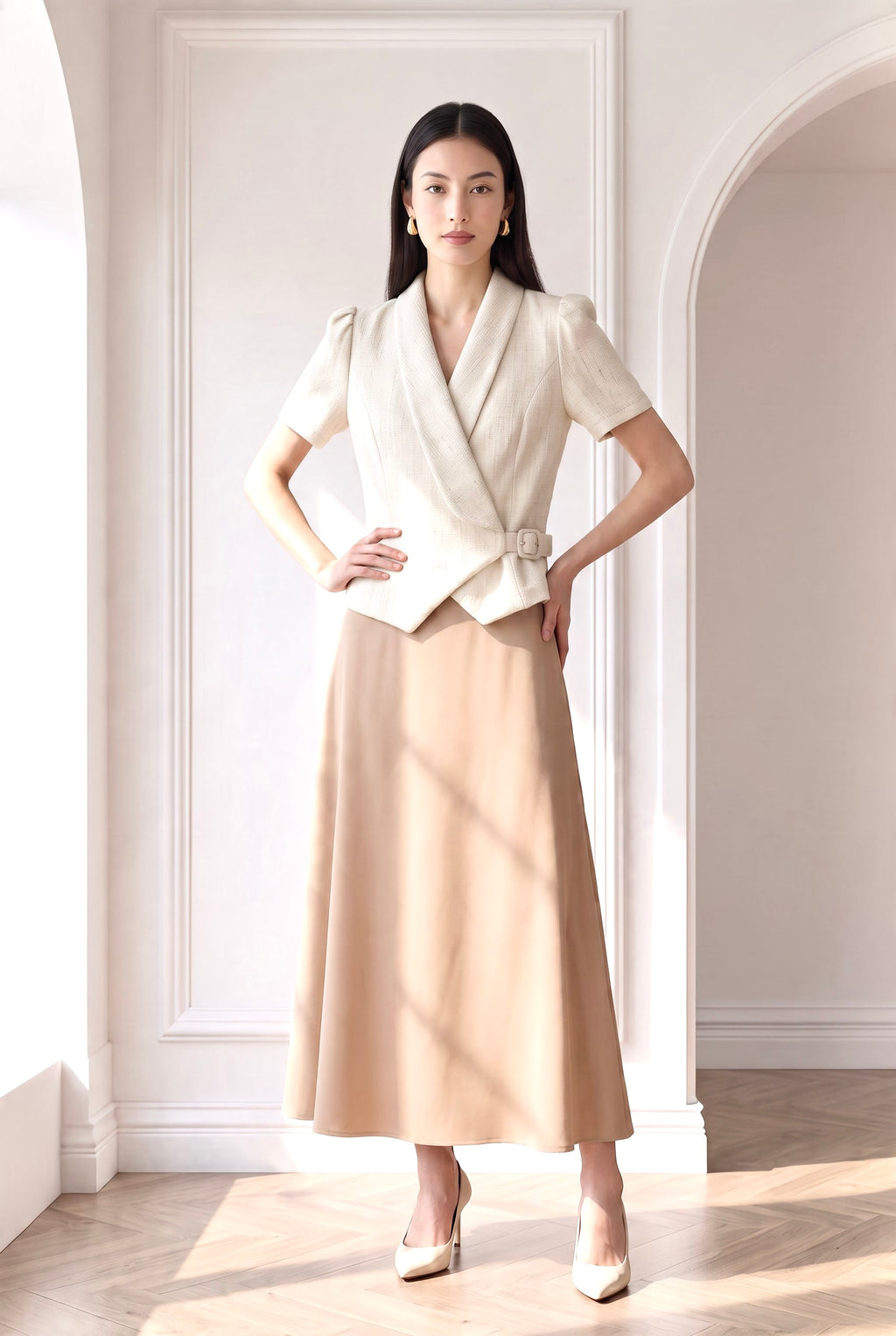 Macy Tweed Skirt Set