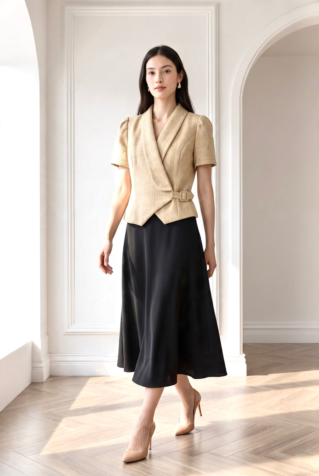 Macy Tweed Skirt Set