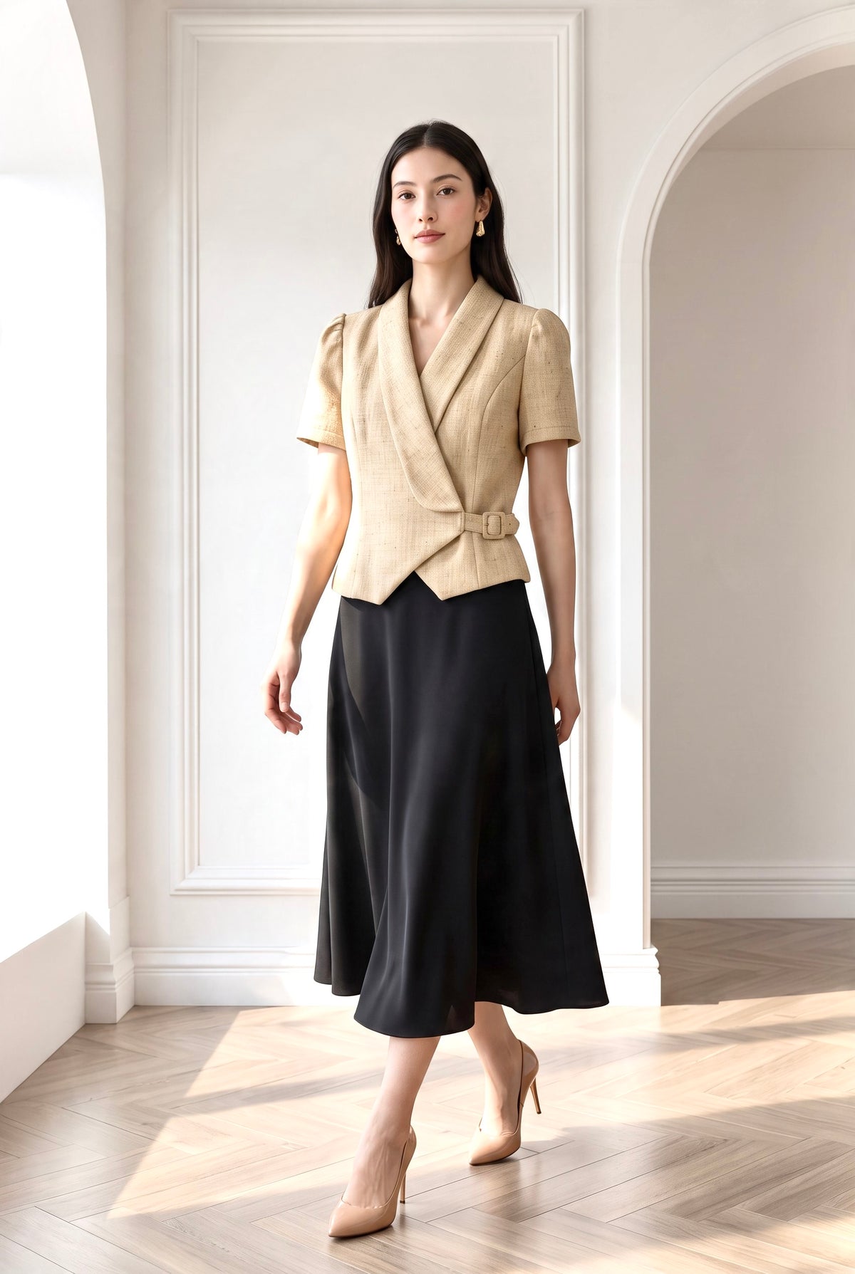 Macy Tweed Skirt Set