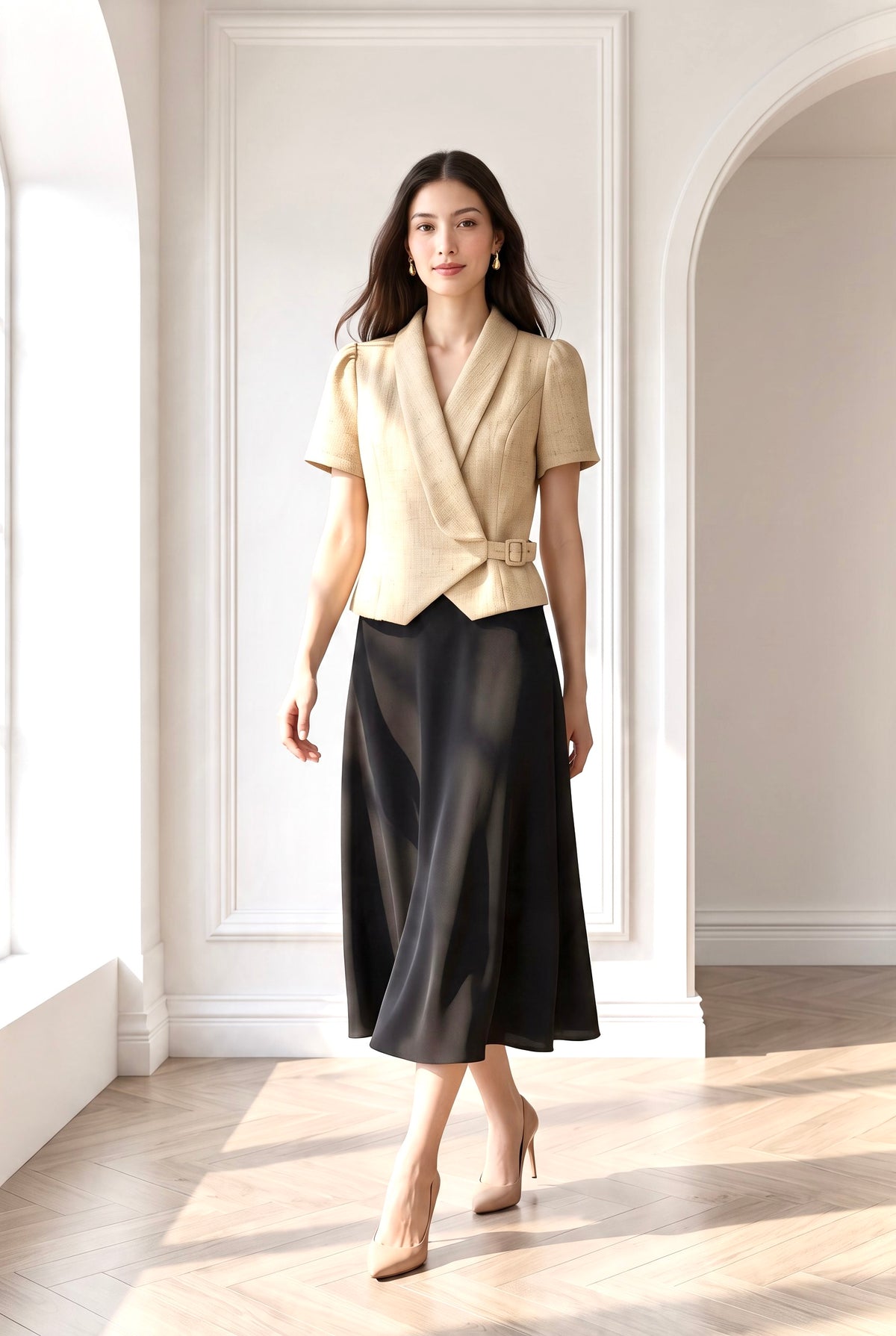 Macy Tweed Skirt Set