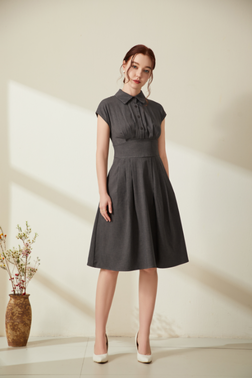 Paula Old Classic Midi Dress