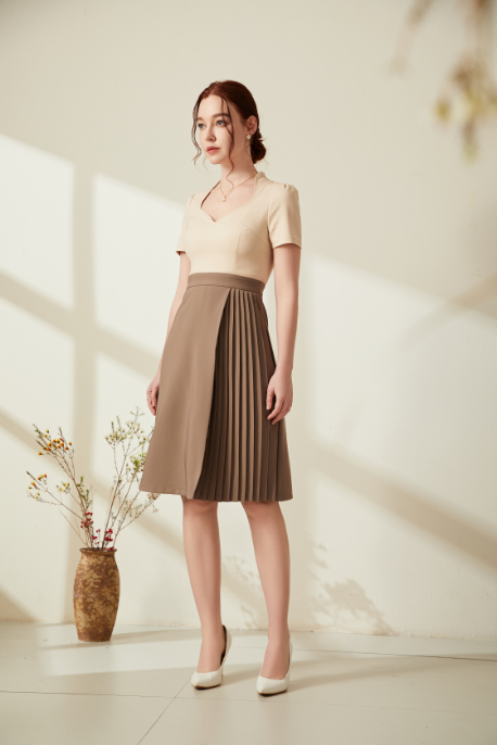 Paula Pleated Skirt