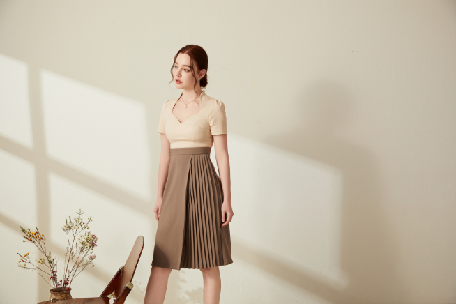 Paula Pleated Skirt