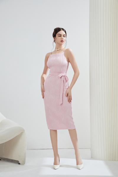 Angela Water Ripple Midi Dress